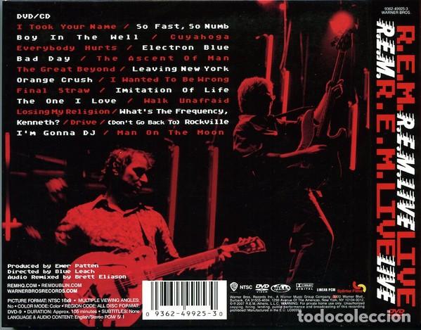 CDs de m&uacute;sica: R.E.M. &ndash; Live - 2 x CD + Dvd - Foto 2
