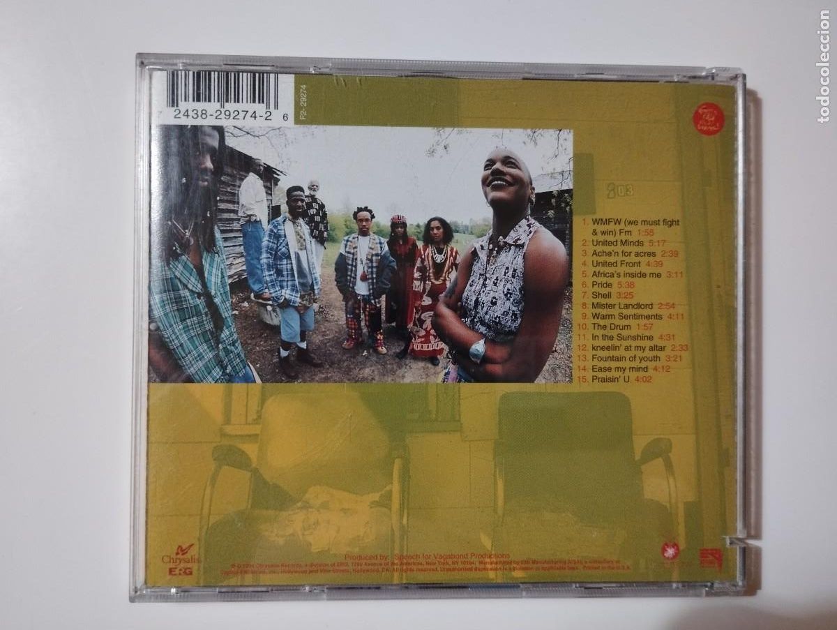CDs de m&uacute;sica: Arrested Development &ndash; Zingalamaduni. PEDIDO M&Iacute;NIMO 5&euro; - Foto 2