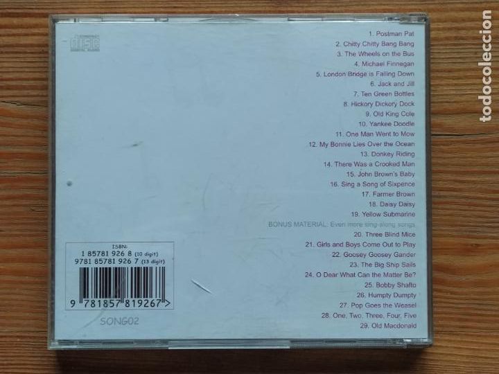 CDs de m&uacute;sica: CD SONGS FOR SING-ALONGS (X9) - Foto 2