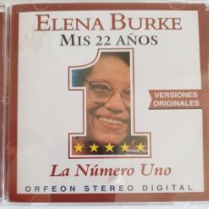 CD di Musica: ELENA BURKE, MIS 22 AÑOS, LA NUMERO UNO, VERSIONES ORIGINALES