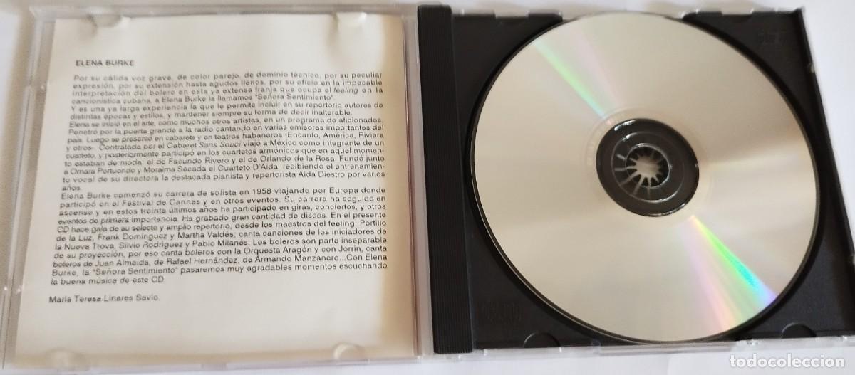 CDs de m&uacute;sica:  ELENA BURKE, LA SE&Ntilde;ORA SENTIMIENTO - Foto 3