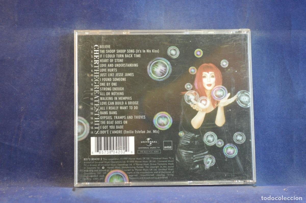 CDs de m&uacute;sica: CHER &ndash; THE GREATEST HITS - CD - Foto 2