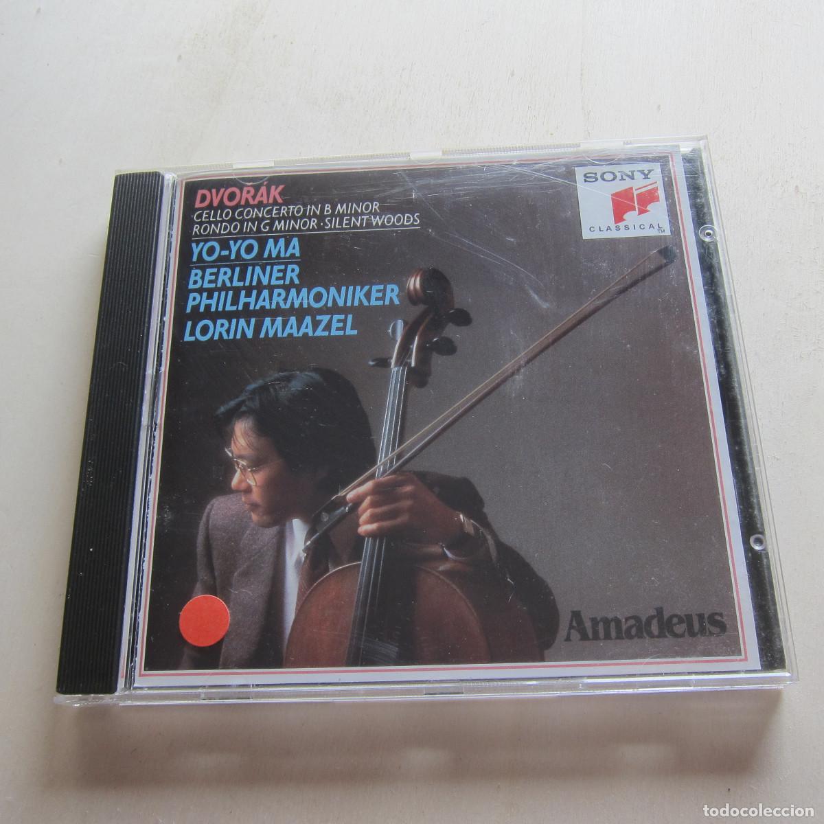 CDs de m&uacute;sica: AMADEUS - DVORAK - YO-YO MA. MAAZEL (SONY) CD - Foto 1