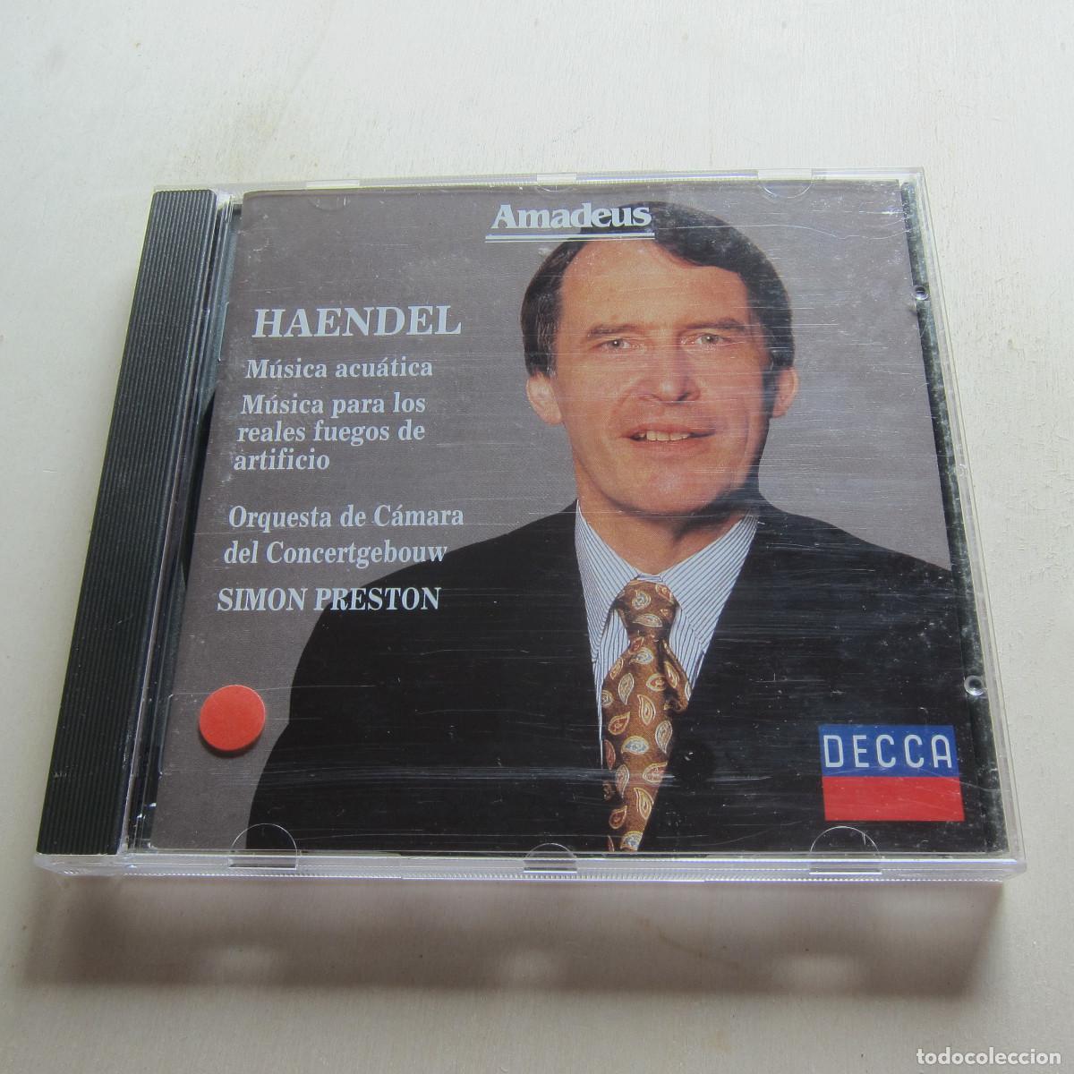 CDs de m&uacute;sica: AMADEUS - HAENDEL - SIMON PRESTON (DECCA) CD - Foto 1
