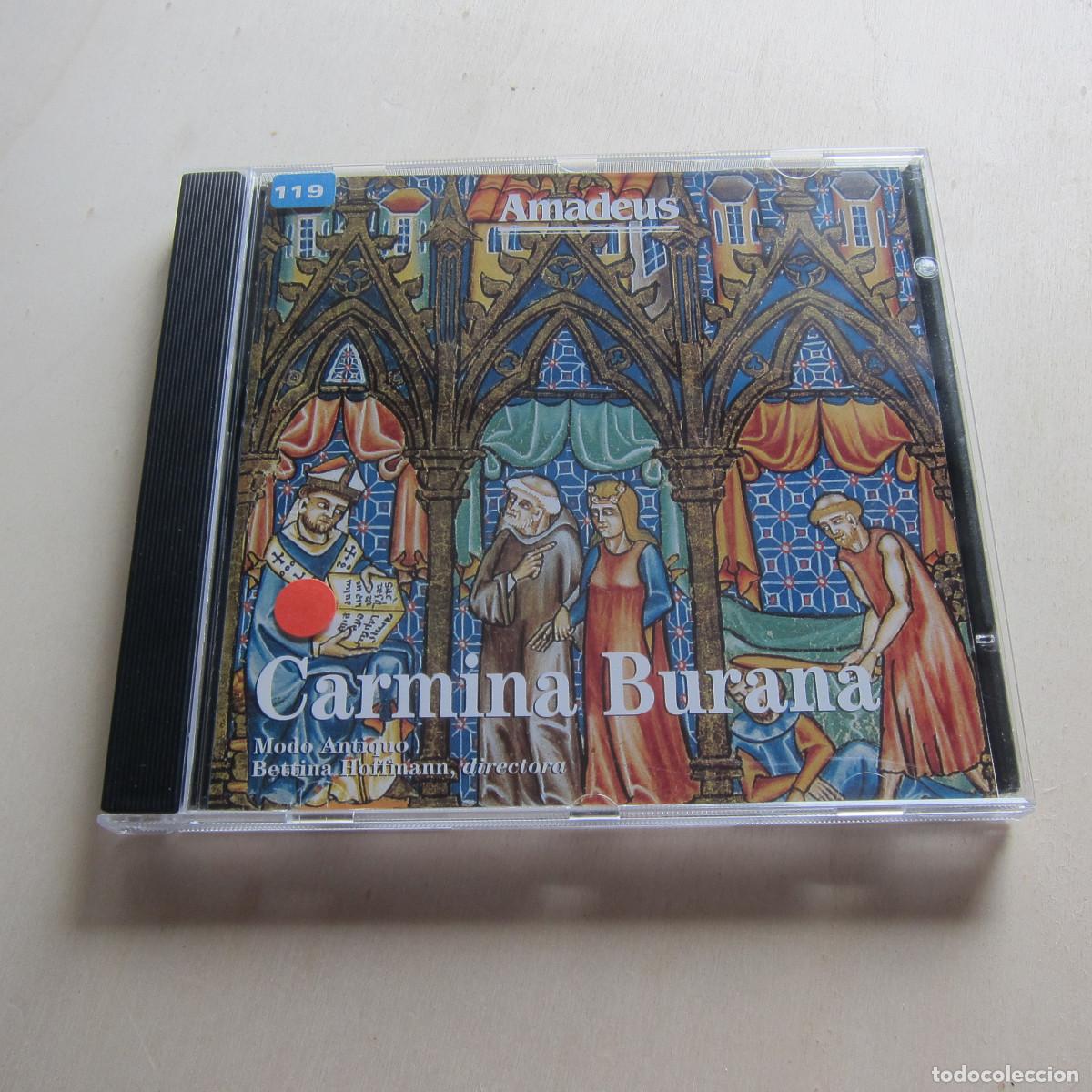 CDs de m&uacute;sica: AMADEUS - CARMINA BURNA - BETTINA HOFFMANN - CD - Foto 1