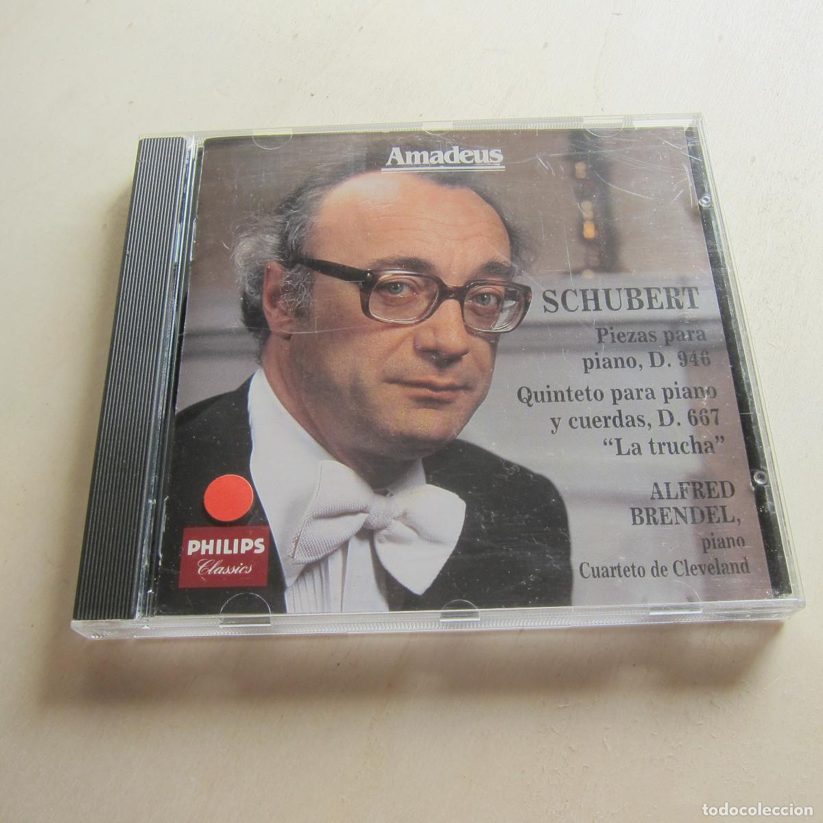 CDs de m&uacute;sica: AMADEUS - SCHUBERT - ALFRED BRENDEL (PHILIPS) CD - Foto 1