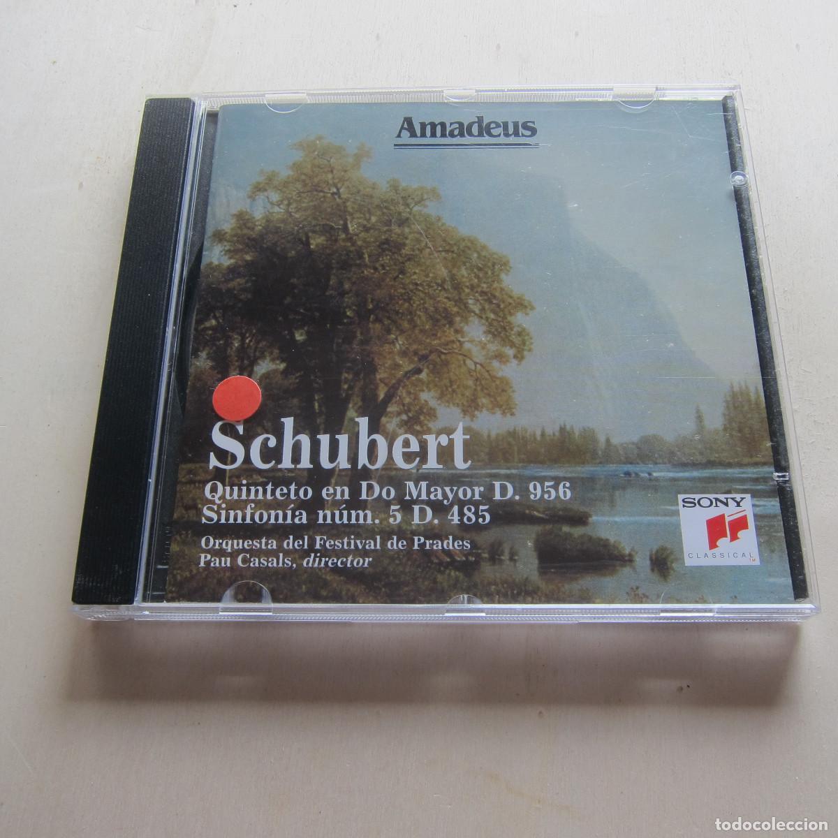 CDs de m&uacute;sica: AMADEUS - SCHUBERT - PAU CASALS (SONY) CD - Foto 1