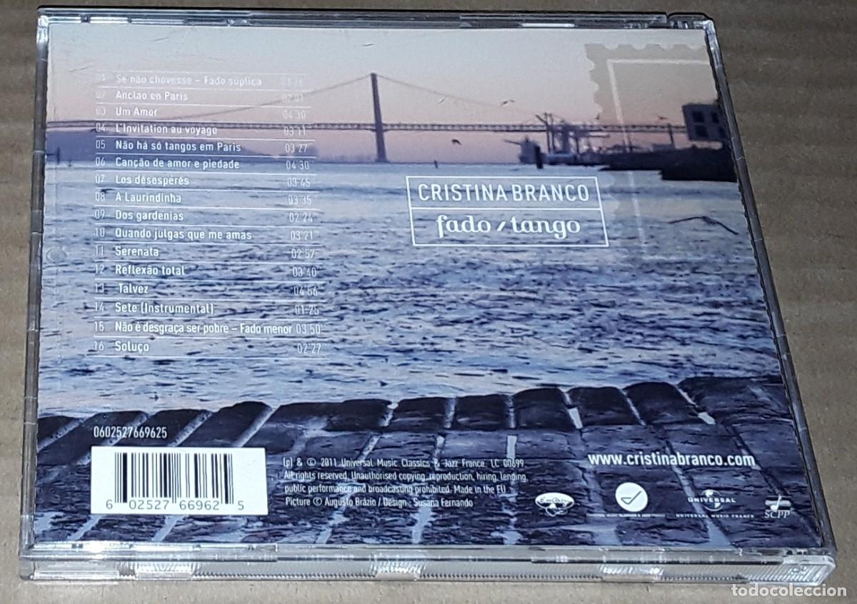 CDs de m&uacute;sica: CD - CRISTINA BRANCO - FADO / TANGO - Foto 2