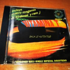 CDs de Música: VITAMINA T VOL 1 CD ALBUM DEL AÑO 1992 DJ DIMAS NACHO DIVISION K.R.B. KIKE BOY RAM-J NACHO DIVISION. Lote 369978486