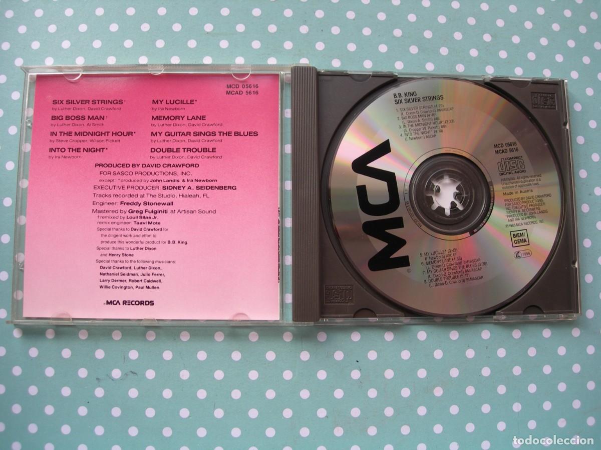 CDs de m&uacute;sica: B. B. KING / SIX SILVER STRINGS / CD / 8 TEMAS / COLECCI&Oacute;N PARTICULAR / BLUES - Foto 2