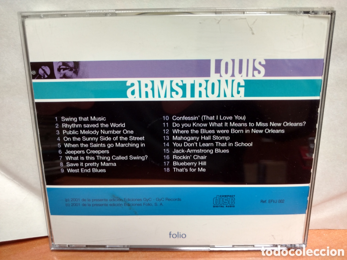 CDs de m&uacute;sica: Louis Armstrong - Vocal Jazz (CD, Comp)t - Foto 2