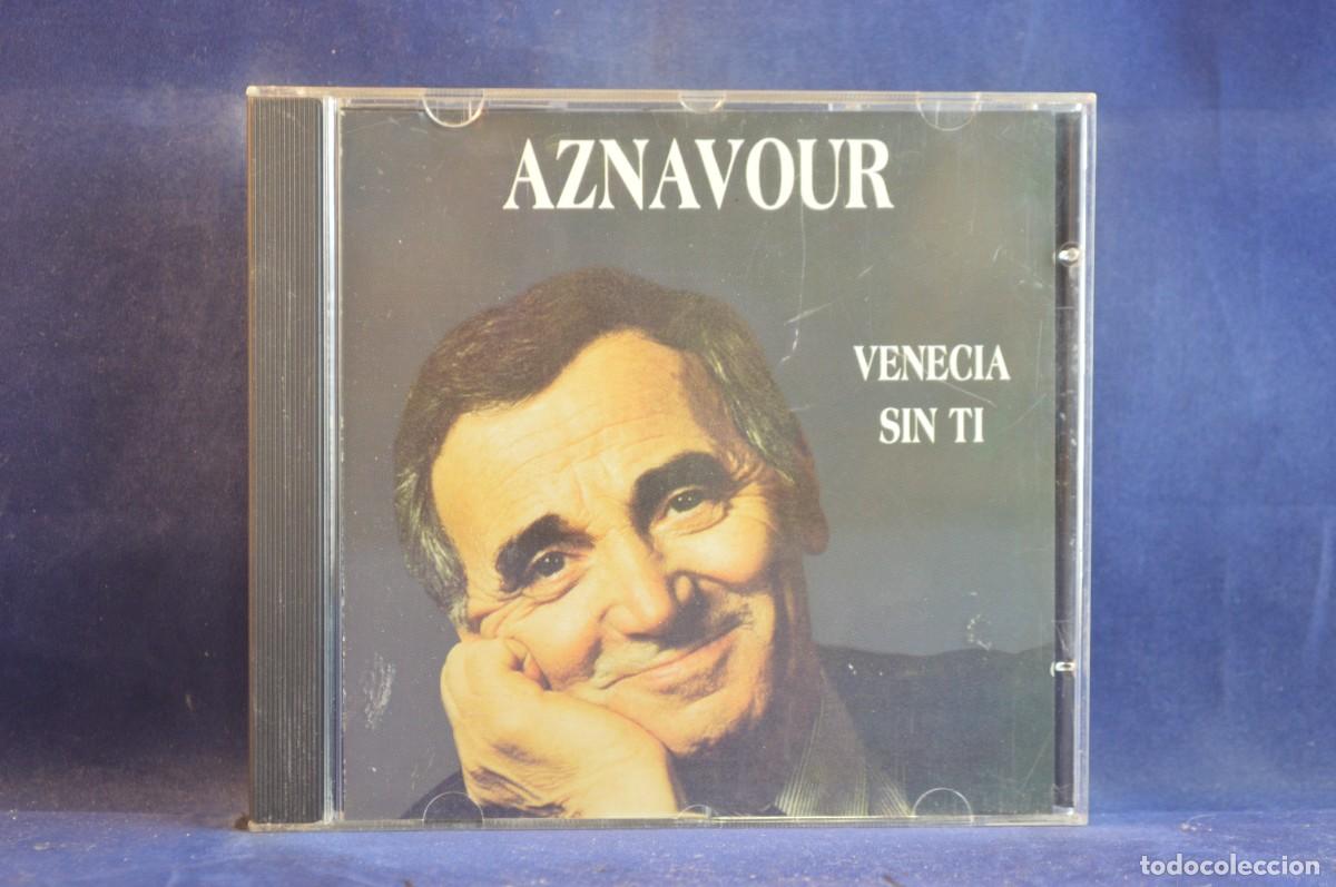 CDs de m&uacute;sica: CHARLES AZNAVOUR - VENECIA SIN TI - CD - Foto 1