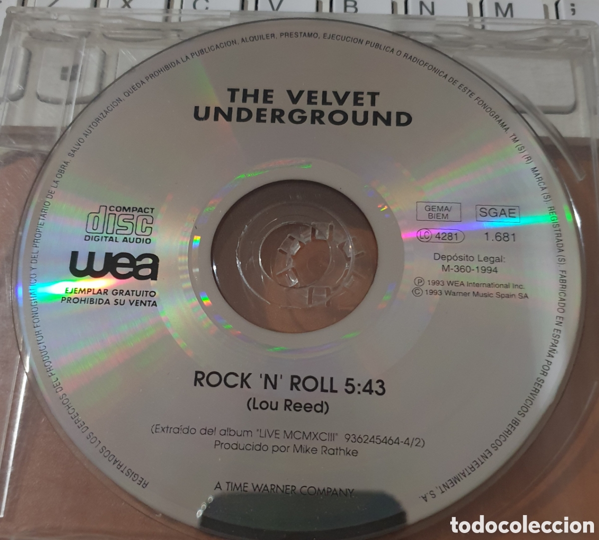 CDs de m&uacute;sica: The velvet underground - Rocknroll. CD single - Foto 1
