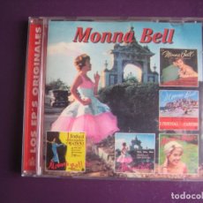 CDs de Musique: MONNA BELL - 5 EP'S ORIGINALES - CD HISPAVOX 1996 - 20 TEMAS, MELODICA POP 50'S - SIN USO. Lote 370091251