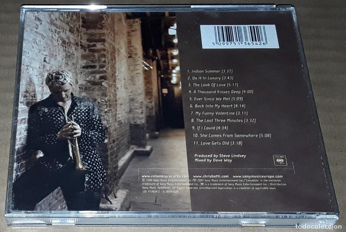 CDs de m&uacute;sica: CD - CHRIS BOTTI - A THOUSAND KISSES DEEP - Foto 2
