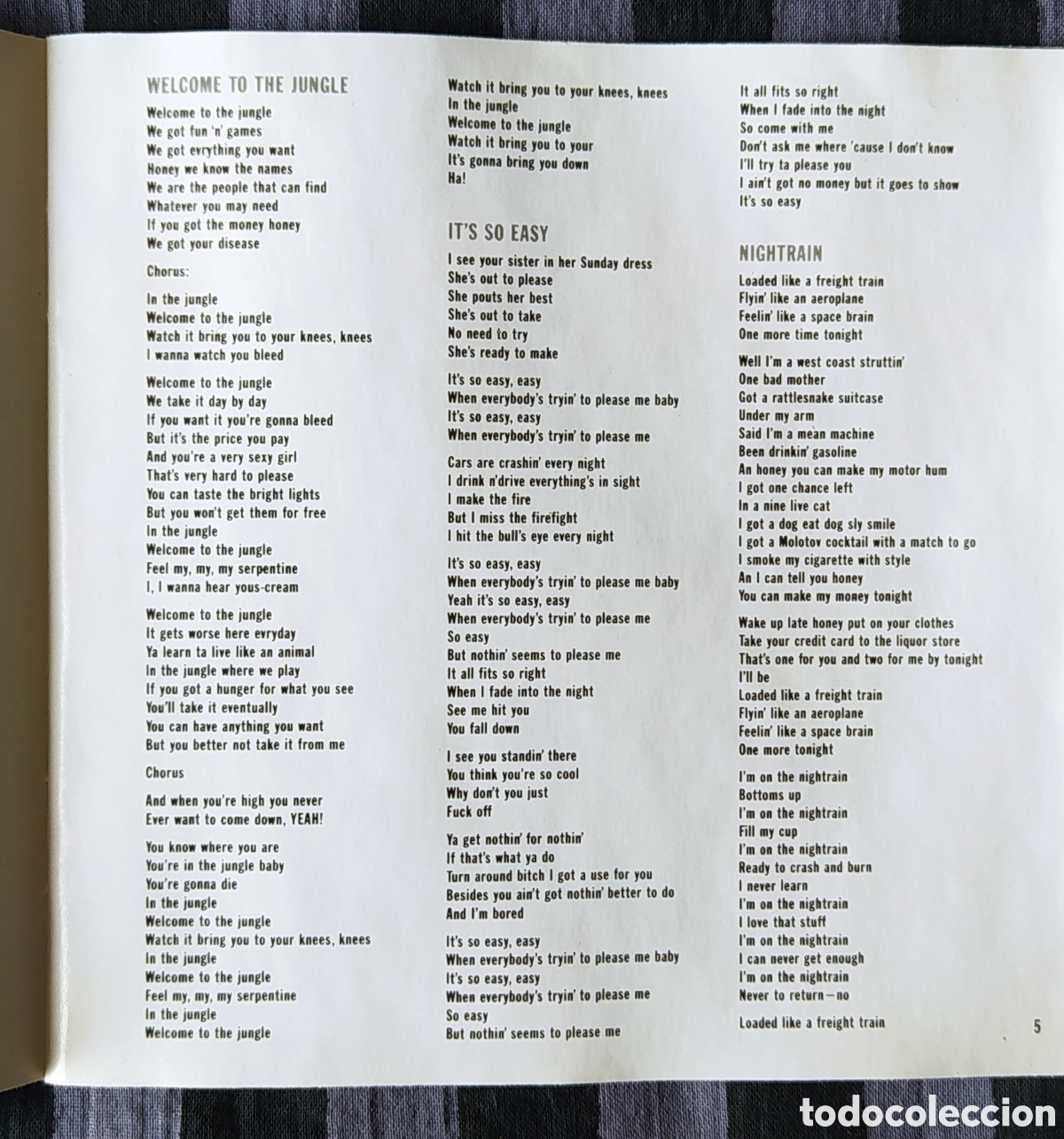 CDs de m&uacute;sica: CD GUNS N ROSES 1987 - Foto 8