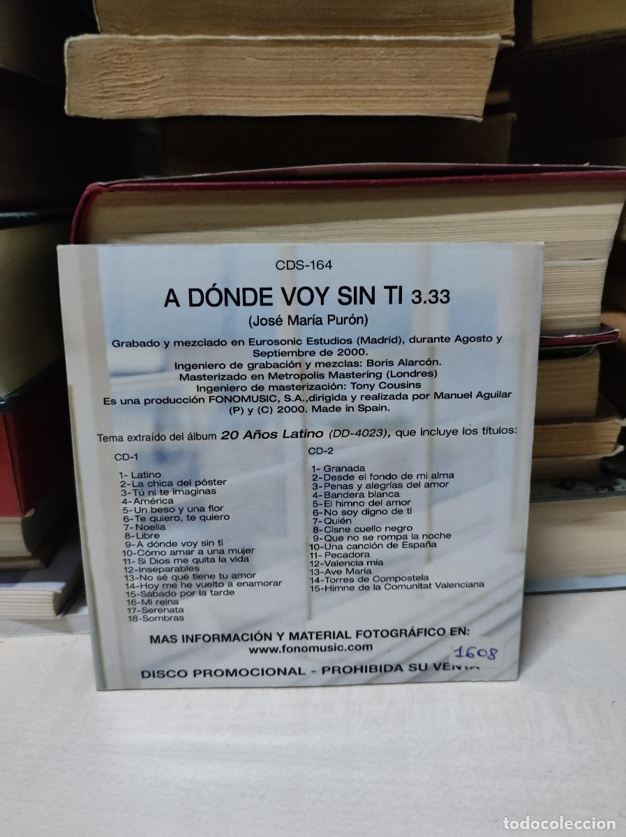 CDs de m&uacute;sica: Francisco &ndash; A D&oacute;nde Voy Sin Ti - Foto 2