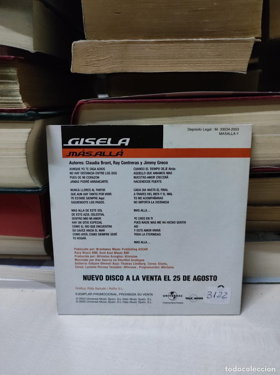 CDs de m&uacute;sica: Gisela &ndash; M&aacute;s All&aacute; - Foto 2