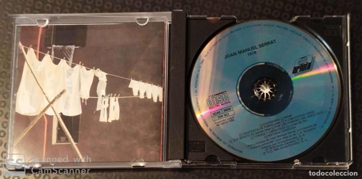 CDs de m&uacute;sica: JOAN MANUEL SERRAT (1978) CD 1990 - 1&ordf; Edici&oacute;n - Foto 3