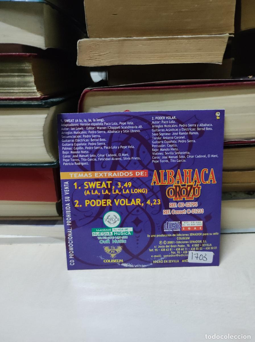CDs de m&uacute;sica: Albahaca &ndash; Sweat - (Ala, La, La, La, Long) / Poder Volar - Foto 2