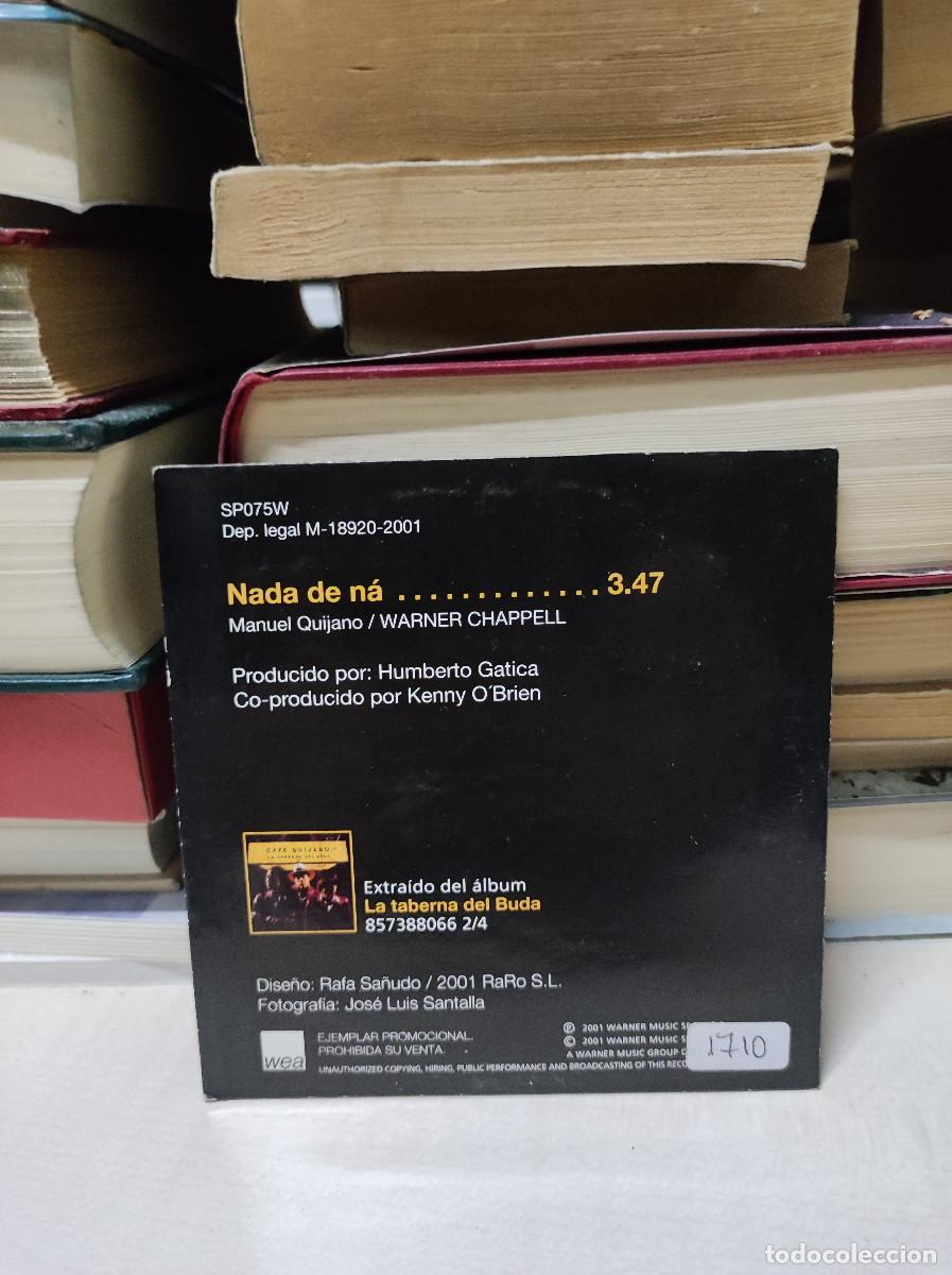CDs de m&uacute;sica: Caf&eacute; Quijano &ndash; Nada De N&aacute; - Foto 2