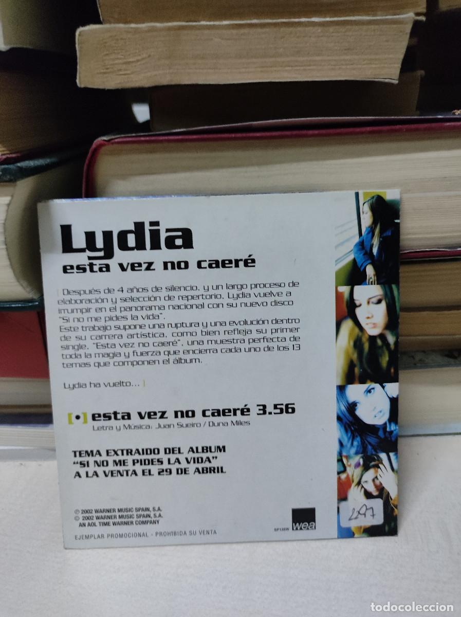 CDs de m&uacute;sica: Lydia &ndash; Si No Me Pides La Vida - Foto 2