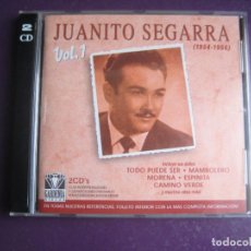 CDs de Musique: JUANITO SEGARRA - VOL 1 1954/56 - DOBLE CD GARDENIA - 34 TEMAS, BOLERO, CHA CHA CHA. Lote 370308481