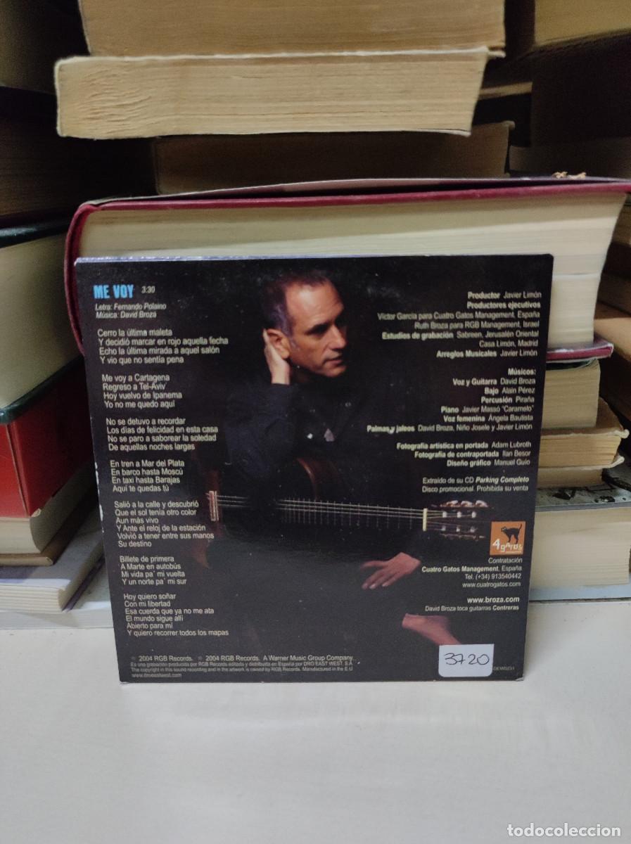 CDs de m&uacute;sica: David Broza &ndash; Me Voy - Foto 2