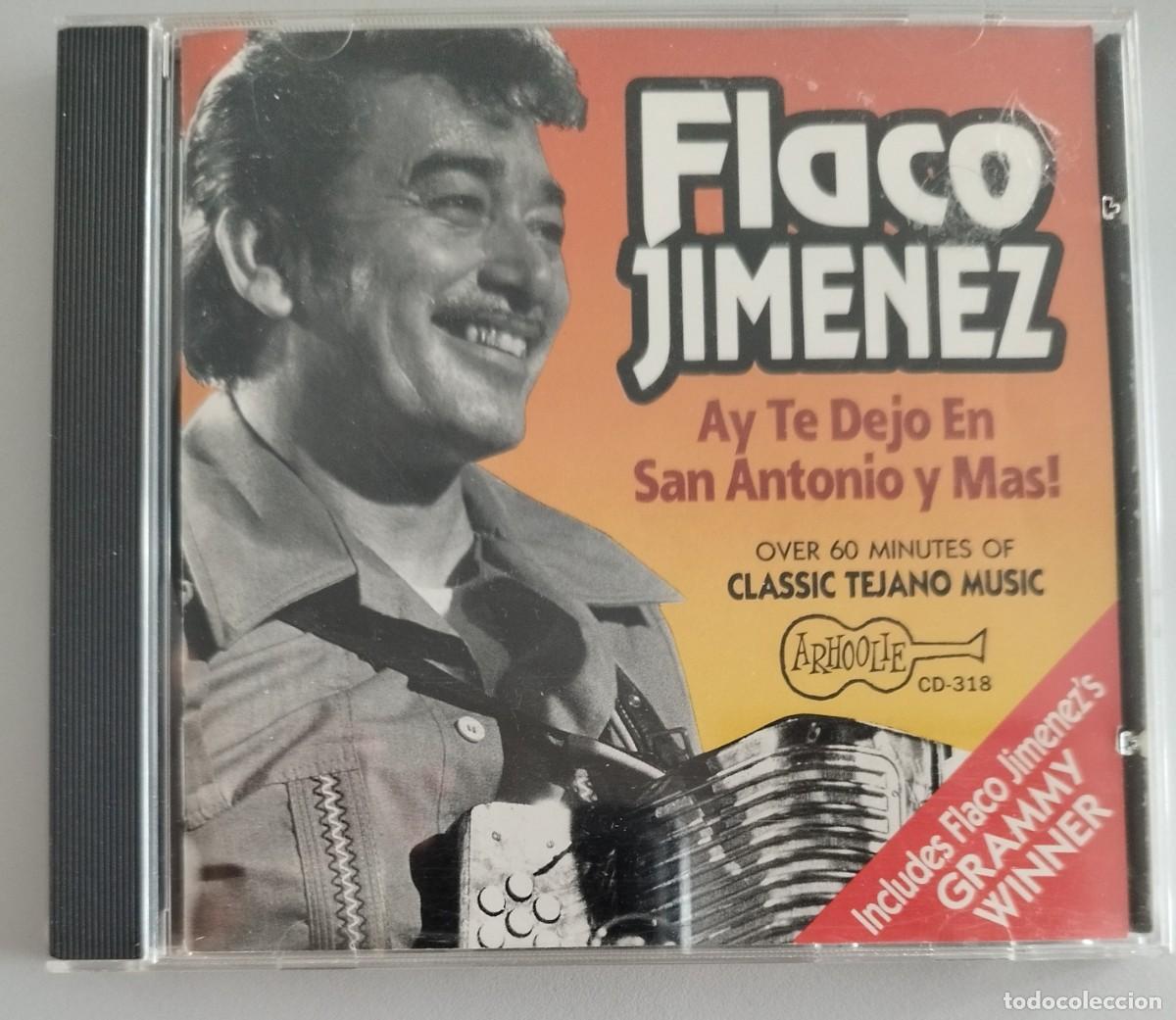 CDs de m&uacute;sica: FLACO JIMENEZ - AY TE DEJO EN SAN ANTONIO - Foto 1