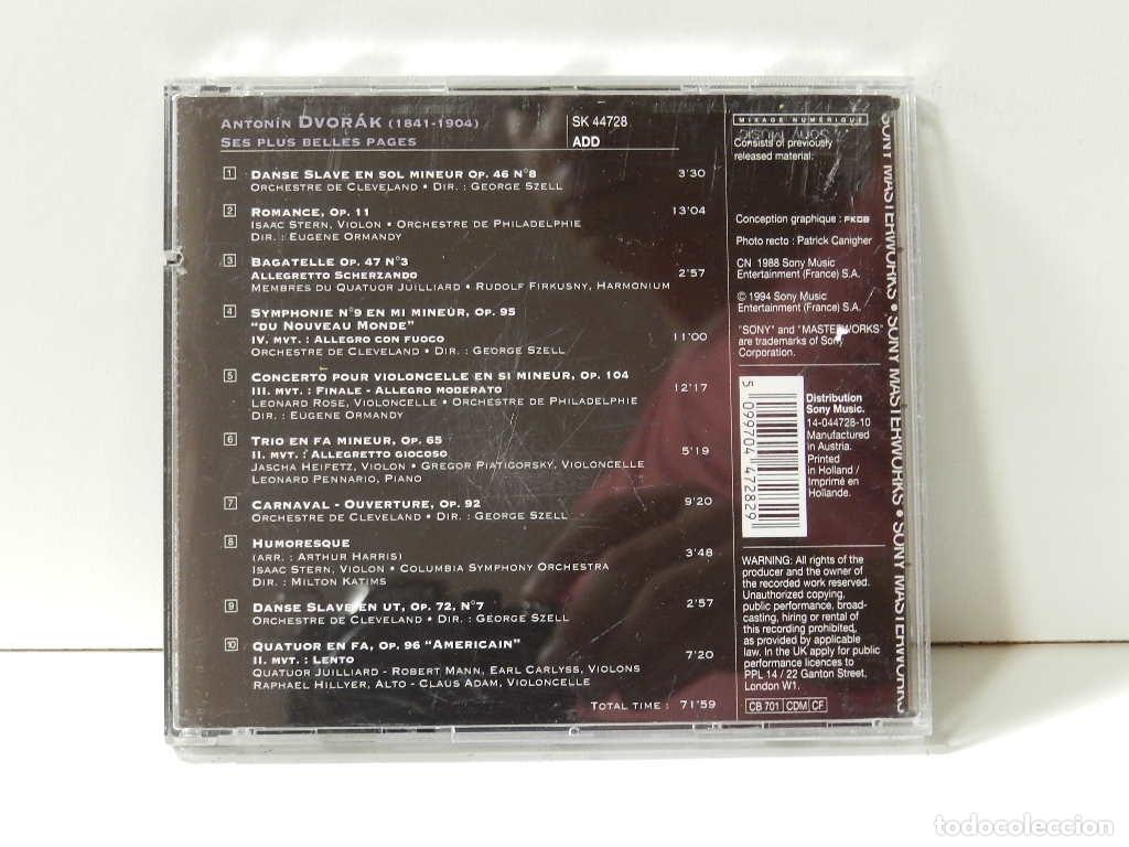 CDs de m&uacute;sica: DISCO CD. Dvoř&aacute;k &ndash; Ses Plus Belles Pages. COMPACT DISC. - Foto 2