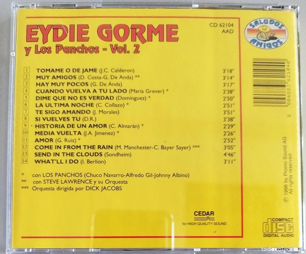 CDs de m&uacute;sica: EYDIE GORME Y LOS PANCHOS, VOL. 2 - Foto 2
