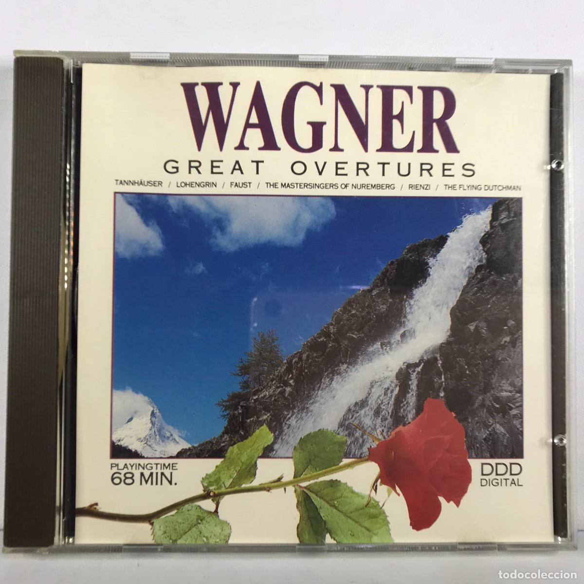 CDs de m&uacute;sica: Wagner ● Great Overtures ● CD, Compilation - Sweden 1990 - Foto 1