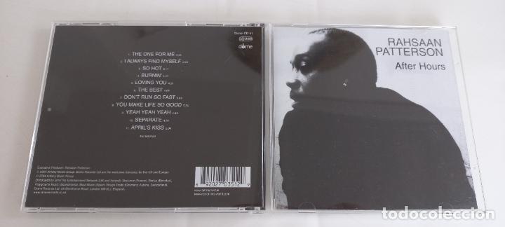 CDs de m&uacute;sica: RAHSAAN PATTERSON. AFTER HOURS. DOME CD 51 - Foto 1