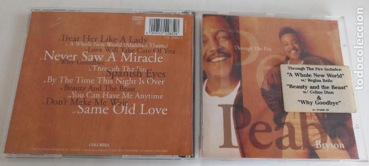 CDs de m&uacute;sica: PEABO BRYSON - THROUGH THE FIRE. CD. 474283 2 - Foto 1