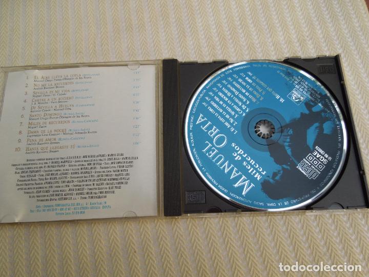 CDs de m&uacute;sica: MANUEL ORTA - MILES DE RECUERDOS CD - Foto 2