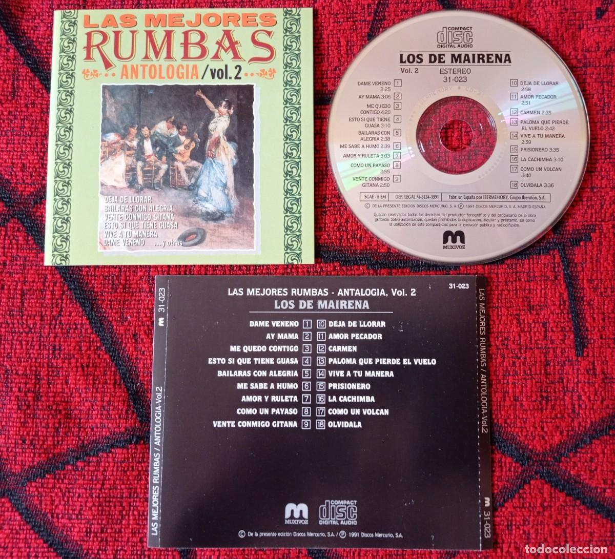 CD di Musica: LOS DE MAIRENA ** LAS MEJORES RUMBAS VOL. 2 ** CD ORIGINAL 1991