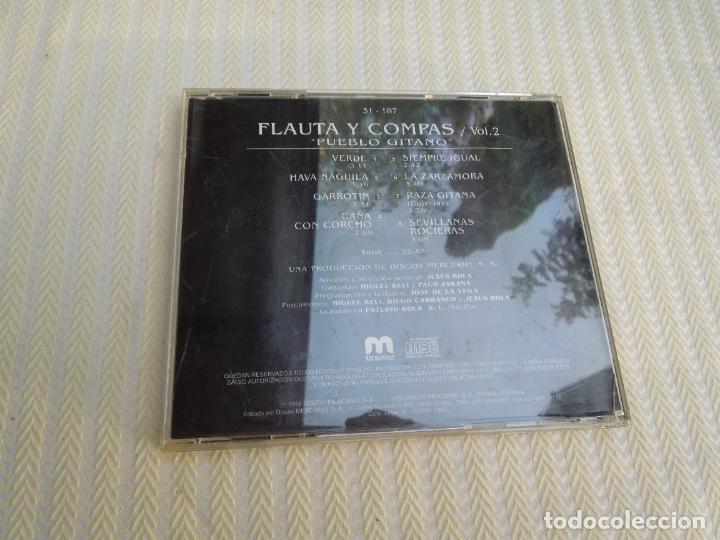 CDs de m&uacute;sica: FLAUTA Y COMPAS - PUEBLO GITANO - VOL 2 CD - Foto 2