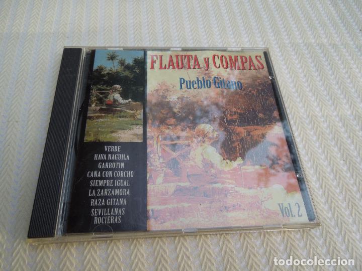 CDs de m&uacute;sica: FLAUTA Y COMPAS - PUEBLO GITANO - VOL 2 CD - Foto 1