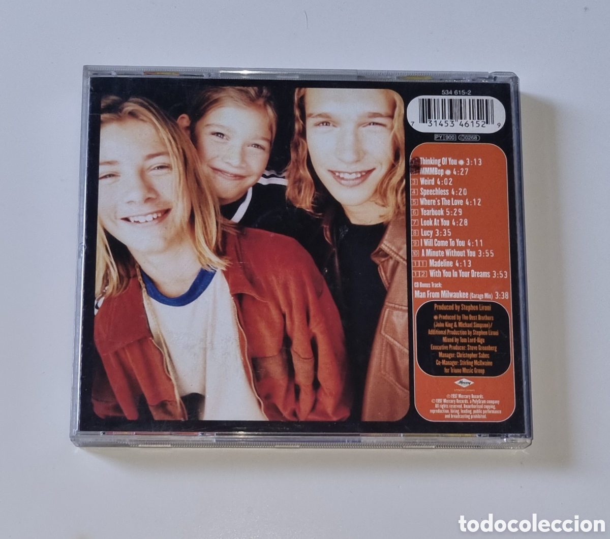 CDs de m&uacute;sica: HANSON / CD / MIDDLE OF NOWHERE - Foto 3