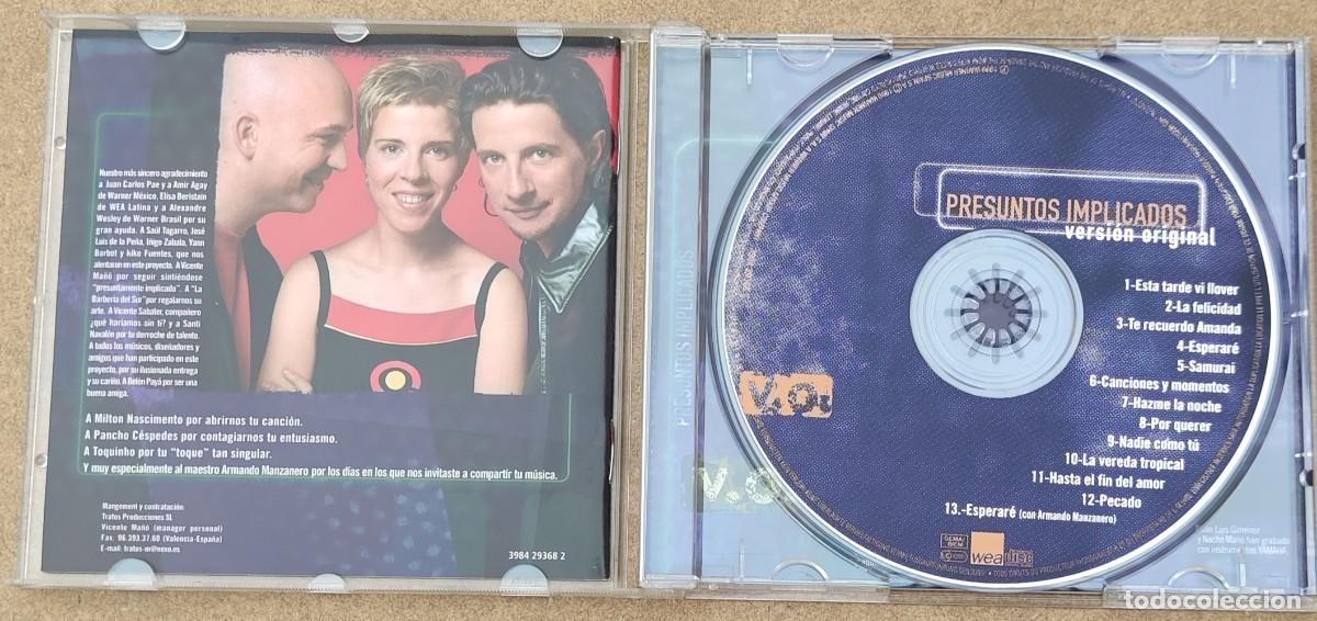 CDs de m&uacute;sica: PRESUNTOS IMPLICADOS - VERSION ORIGINAL (CD) 1999 - 13 TEMAS - Foto 2