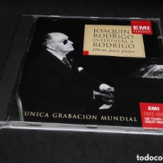 CDs de Música: JOAQUÍN RODRIGO INTERPRETA A RODRIGO - OBRAS PARA PIANO - CD - 1997 - DISCO VERIFICADO