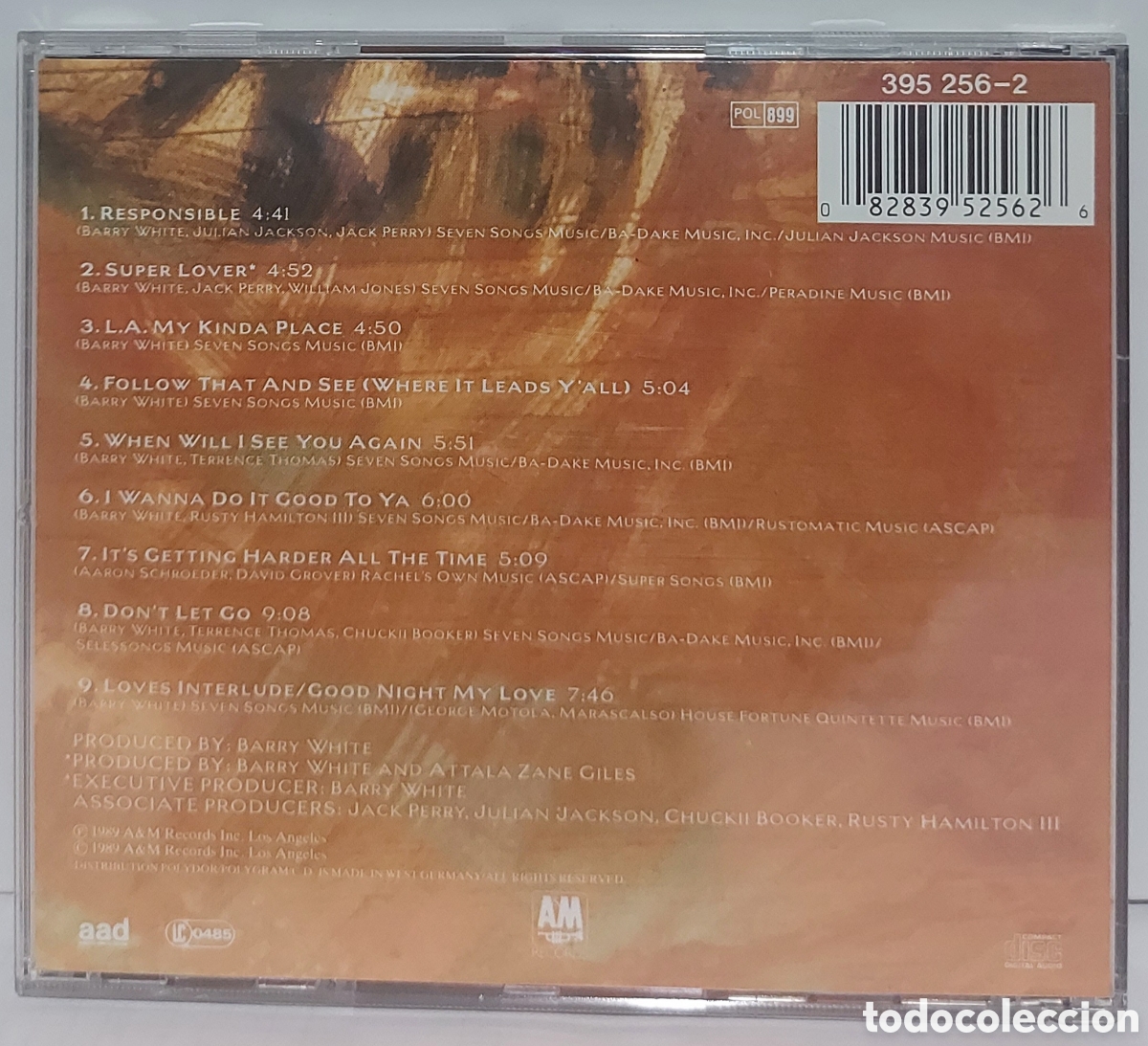 CDs de m&uacute;sica: Barry White - The man is back - Foto 2