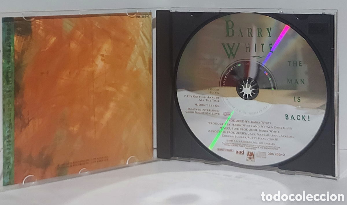 CDs de m&uacute;sica: Barry White - The man is back - Foto 3
