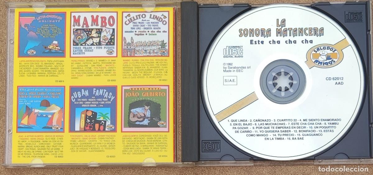 CDs de m&uacute;sica: LA SONORA MATANCERA - ESTE CHA CHA CHA (CD) 1992 - 16 TEMAS - Foto 2