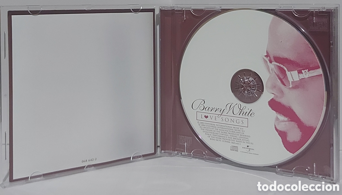 CDs de m&uacute;sica: Barry White - Love songs - Foto 3