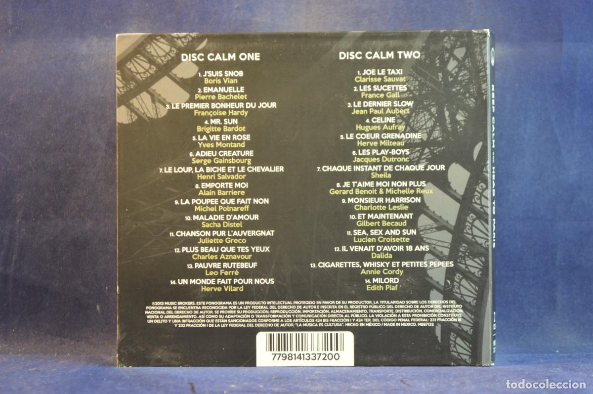 CDs de m&uacute;sica: VARIOUS - KEEP CALM & HEAD TO PARIS - 2 CD - Foto 2
