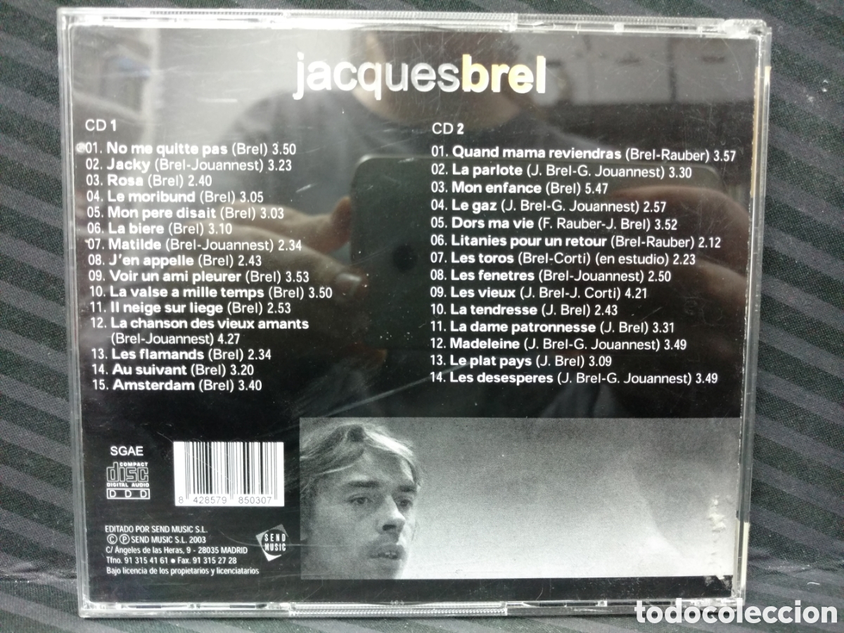 CDs de m&uacute;sica: Jacques Brel - Jacques Brel (2xCD, Comp, Smplr) - Foto 2