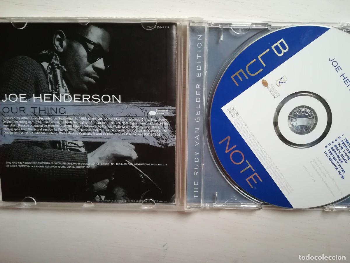 CDs de m&uacute;sica: Joe Henderson. Our thing. CD - Foto 3