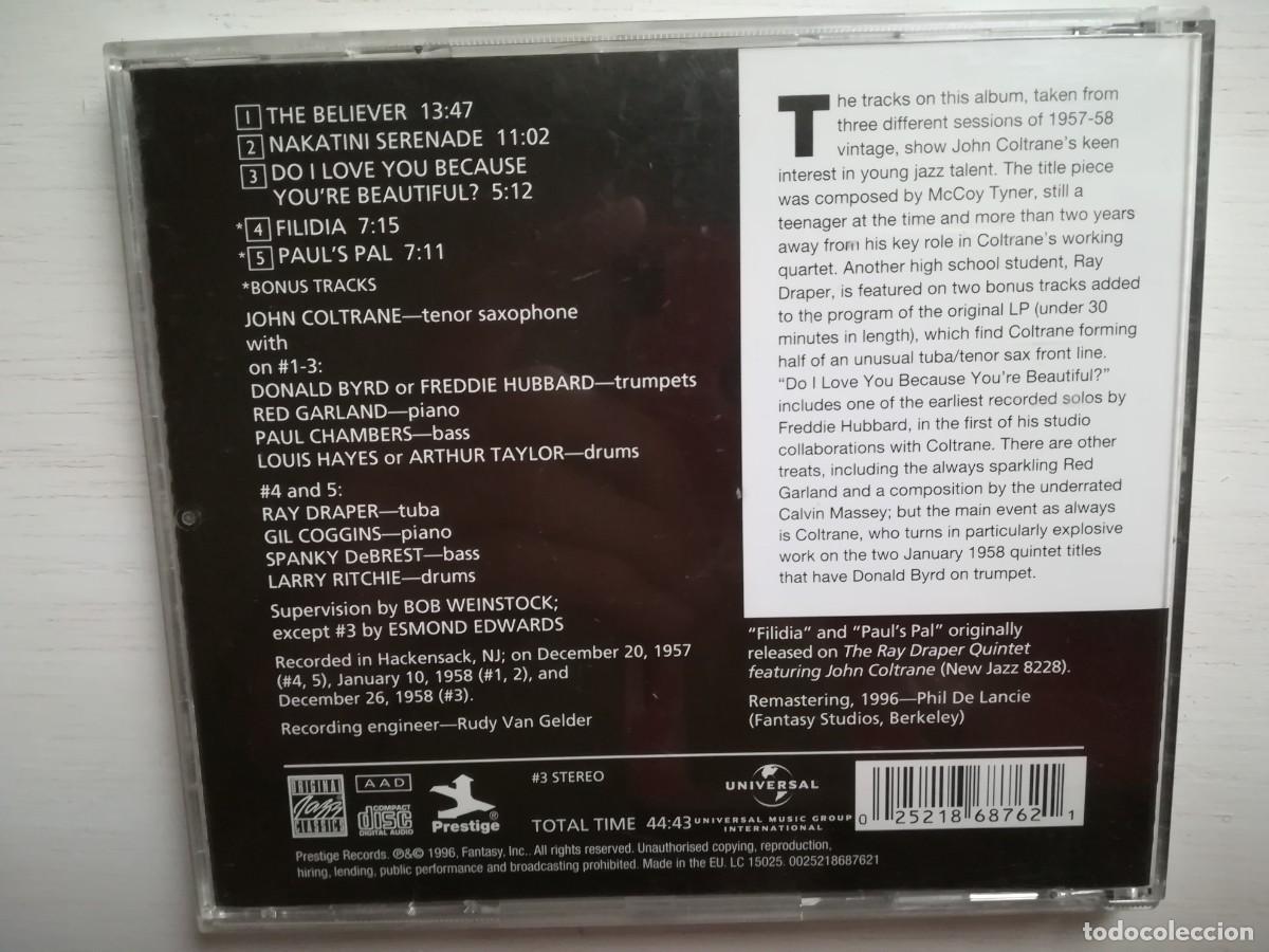 CDs de m&uacute;sica: John Coltrane. The believer. CD - Foto 2