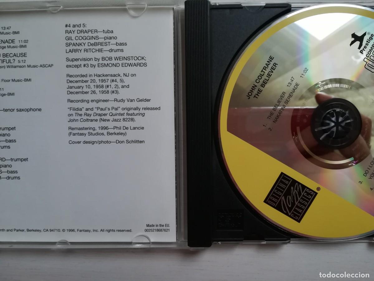 CDs de m&uacute;sica: John Coltrane. The believer. CD - Foto 3
